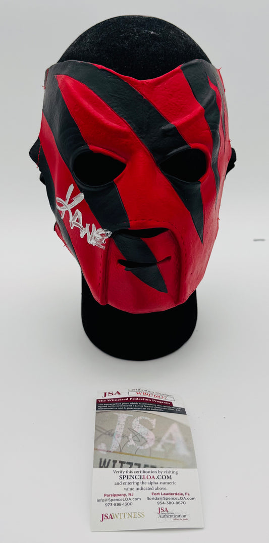 Kane – autographed WWE Kane costume mask