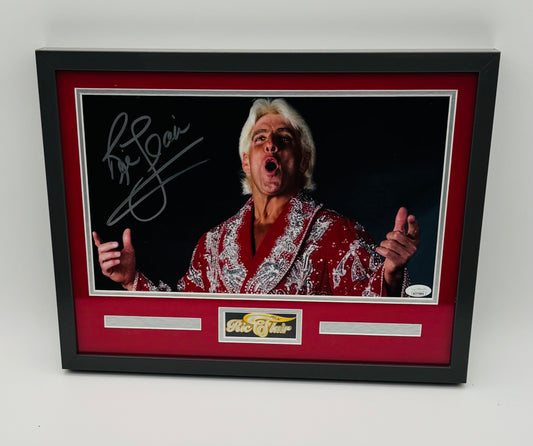 Ric Flair – Autographed and custom framed 11x17 photo