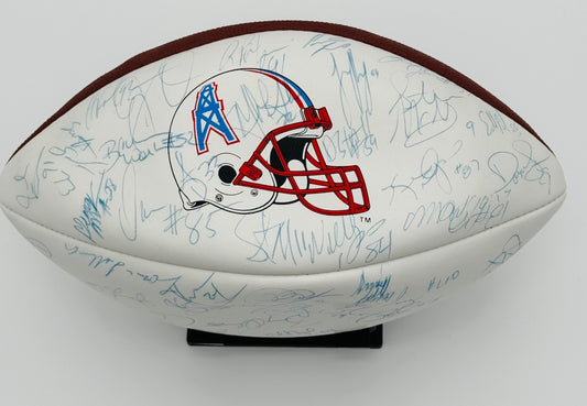 Titans Team Ball – autographed early 2000s Tennessee Titans team football – Steve McNair